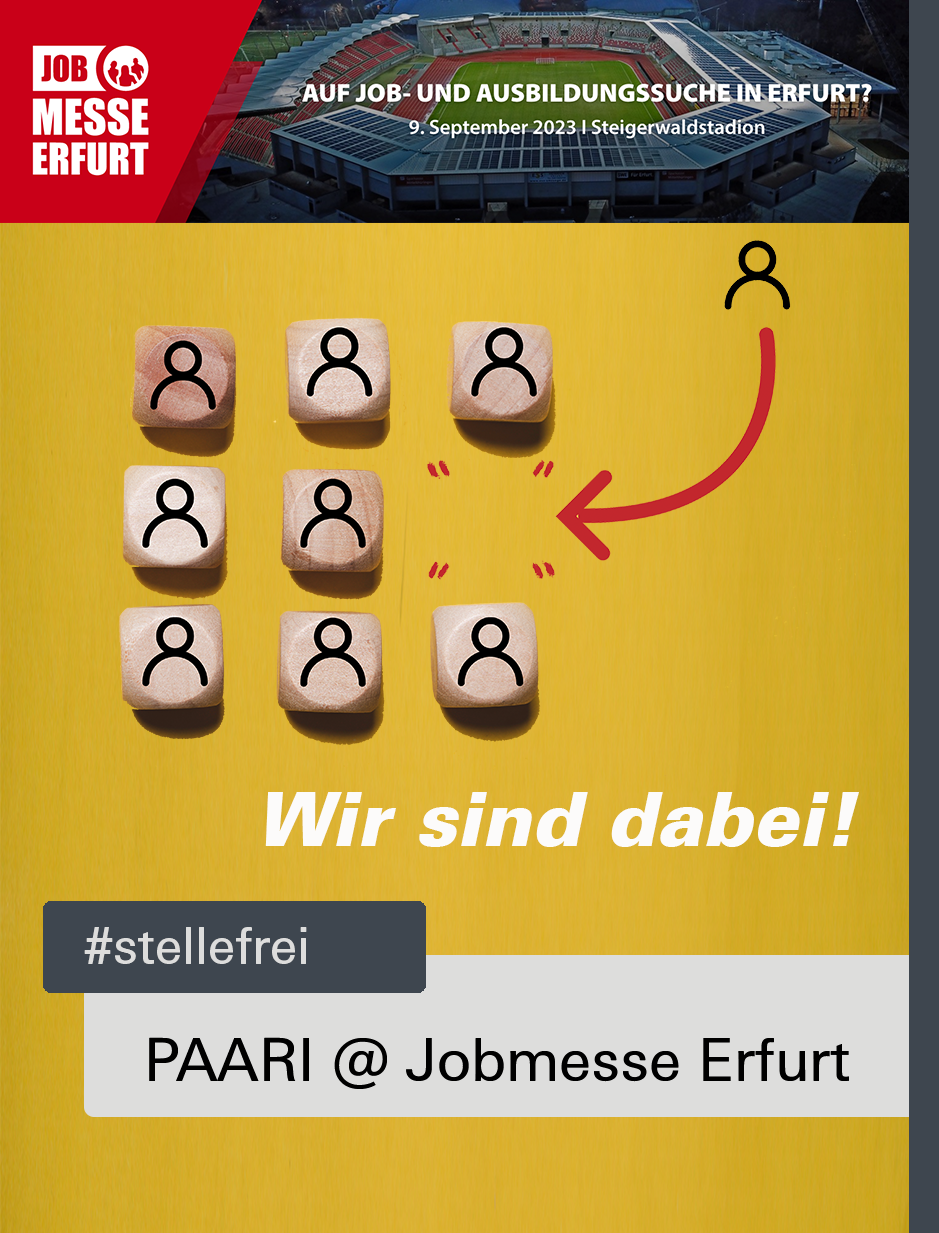 #stellefrei - PAARI auf der Jobmesse Erfurt