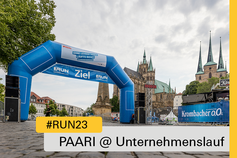 PAARI beim Erfuter Unternehmenslauf RUN2023